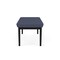 Lesro Lenox Steel 2 Seat Bench, Denim (Blue) Seat, Denim Back, 45 W 21 L 18.5 H, Linette Vinyl Seat LS2001 - alternate 3